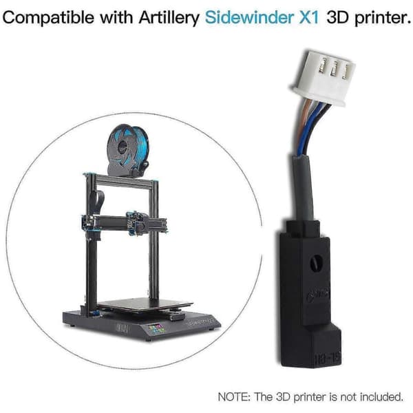 X-akse endestop sensor med kabel, kompatibel med Sidewinder X1 3D-printer