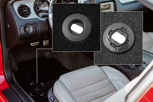 Bilgulvmåtter til: Toyota Auris I hatchback, stationcar (2006-2012) sort