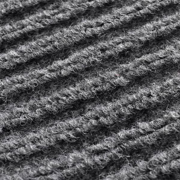 vidaXL Ovimatto PVC Harmaa 90 x 120 cm harmaa Grå gray