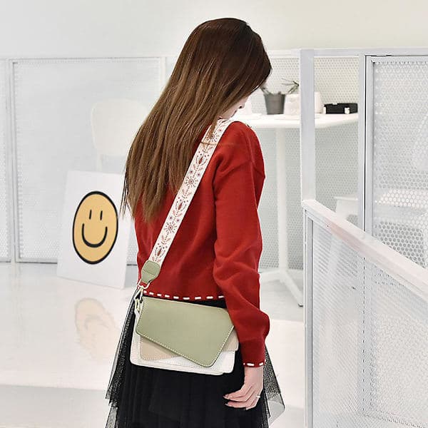 Bump Color Lille Crossbody-taske til kvinder Grøn