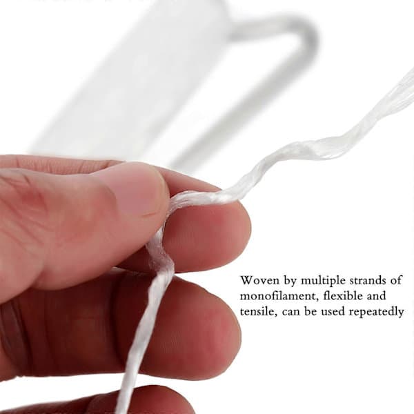 2023 New Tomato Support Hook 15 pcs Prevent Tomatoes from Being Squeezed - Plant Climbing Hooks 15m with Durable 15 Meter Nylon Rope