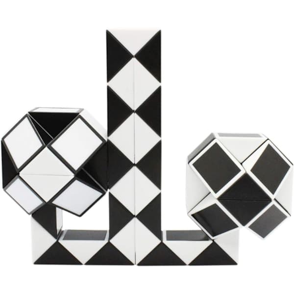 Magic Snake Cube Twist Puzzle 72 kilar Sensorisk Fidget Sock S