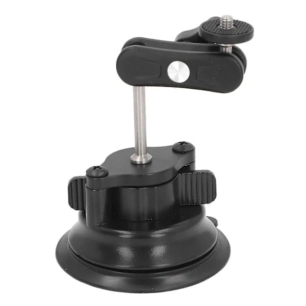 Suction Cup Camera Car Mount with Ball Head 1/4 Inch Thread Car Windshield Mount Holder for Action Camera Mobile Phone Holder