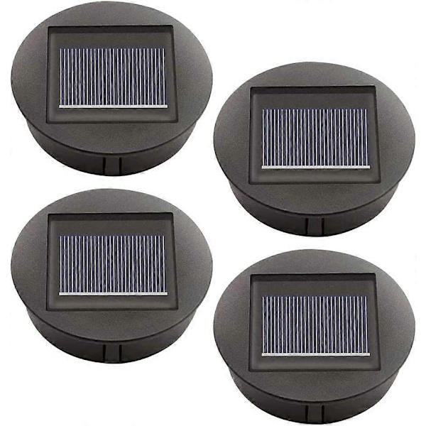 4-pakning Solcellelamper Erstatning med LED-lamper, Solcelletaklamper Erstatning, LED Solpanel Sha