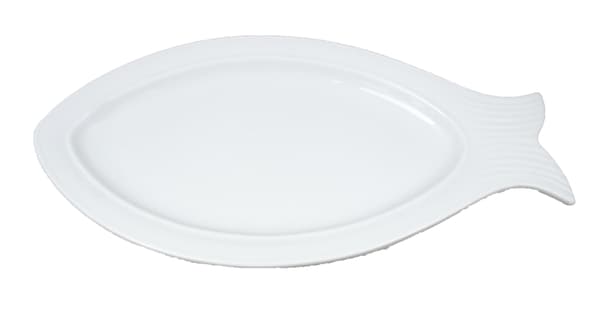 Porcelain Plate/Dish - Fish - 6 pack Vit 2580