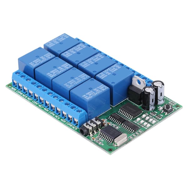 DC 12V 8CH DTMF Relæ Telefon Stemmeafkoder Fjernbetjening Switch Modul