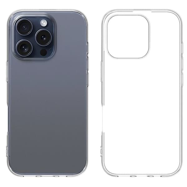 iPhone 16 Pro Max Cover TPU Gennemsigtig