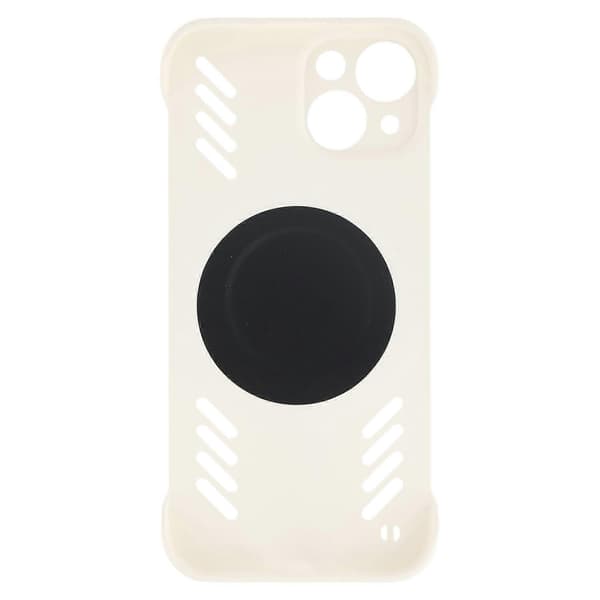 Case for iPhone 14 Hard PC Frameless Heat Dissipating Phone Cover - White