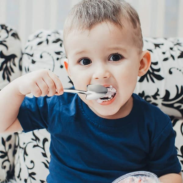 18 Pieces Shovel Spoon Fork Spade Coffee Spoon Spade Handle Dessert Spoon Ice Cream Spoon Spade