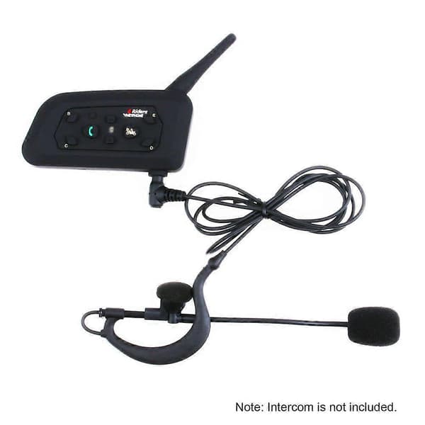 Vnetphone 3,5 mm dommerheadset ørekrog intercom-hovedtelefoner til V4 V6