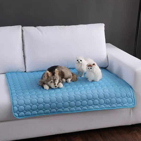 Kølemåtte til hunde, ekstra stor, 100 x 70 cm, velegnet til hunde i alle størrelser