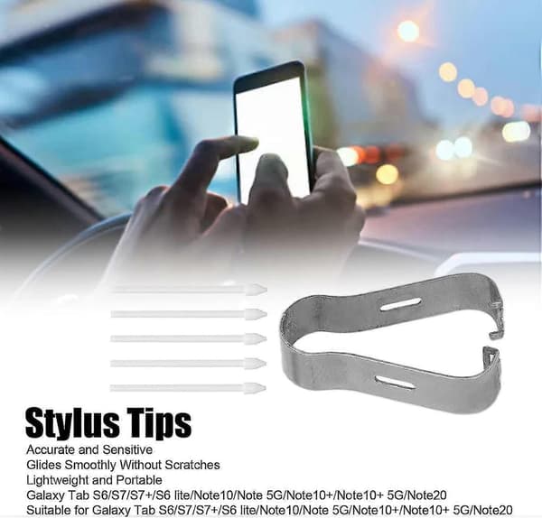 Touch Stylus Pen Spidser Kit Erstatningsspidser Til Galaxy Tab S6/s7/s7+/s6 Lite/note10/note 5g/note10+/note10+ 5g/note20, Præcis Følsom, Ridsefri