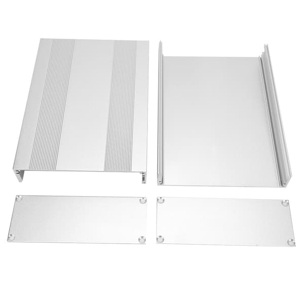 Aluminum Enclosure PCB Instrument Cooling Box Electronic Project Box 54*145*200mm