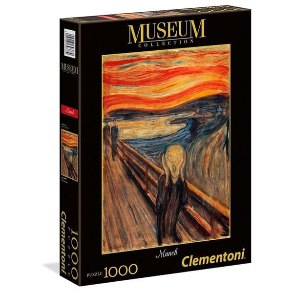 Munch The Scream Puslespill 1000 biter
