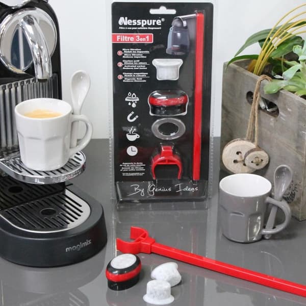 Nesspure-erstatningsfilter 3i1 for kaffemaskiner / Kaffemaskin