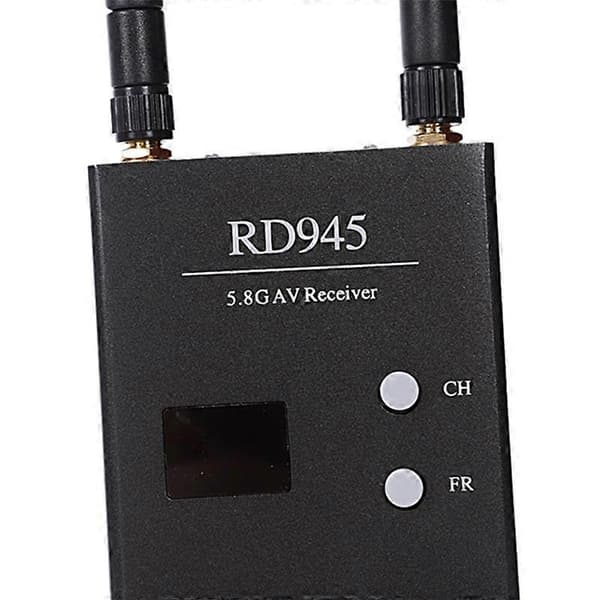 FPV 5.8 GHz 48CH RD945 Diversity Receiver with A/V and Power Cables
