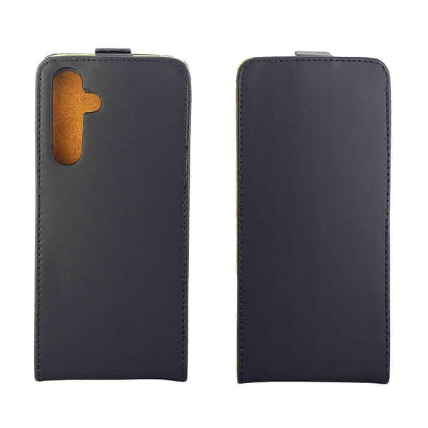 Pystysuora läppä nahkakotelo korttipaikalla (Samsung Galaxy A35 5G:lle)