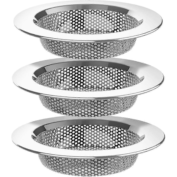 Diskho Sil, Rostfritt Stål Diskho Avloppssil, Tål Maskindisk, 3-pack