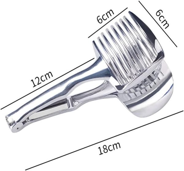 Stainless steel lemon slicer, practical onion and vegetable cutter for home kitchens and bubble tea shops