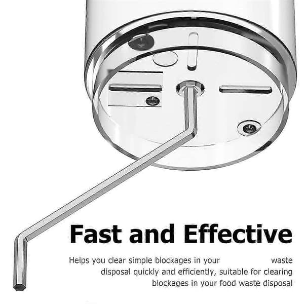 Avfallskvarnsnyckel 2-pack Hexnyckel Verktyg Kompatibel med InSinkErator