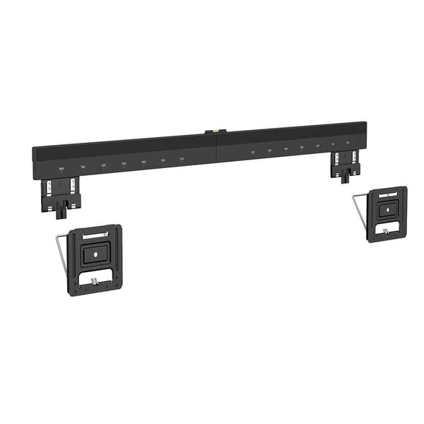 Nedis kiinteä TV-seinäteline Micro-Gap 43-100\" musta teräs