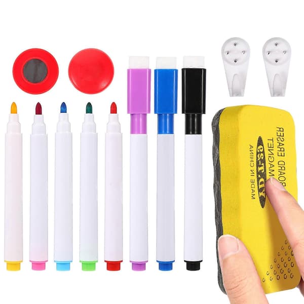 1 Set Magnetic Whiteboard Kit Whiteboard Pens Whiteboard Pins Whiteboard Hook