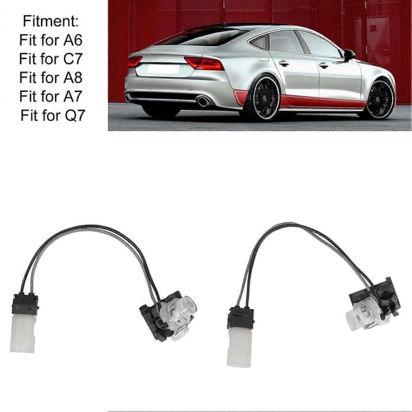 Pair Door Handle Lamp Left Right Auto Exterior Ambient Light 4H0947133A/134A Fits A6 C7 A8 A7 Q7