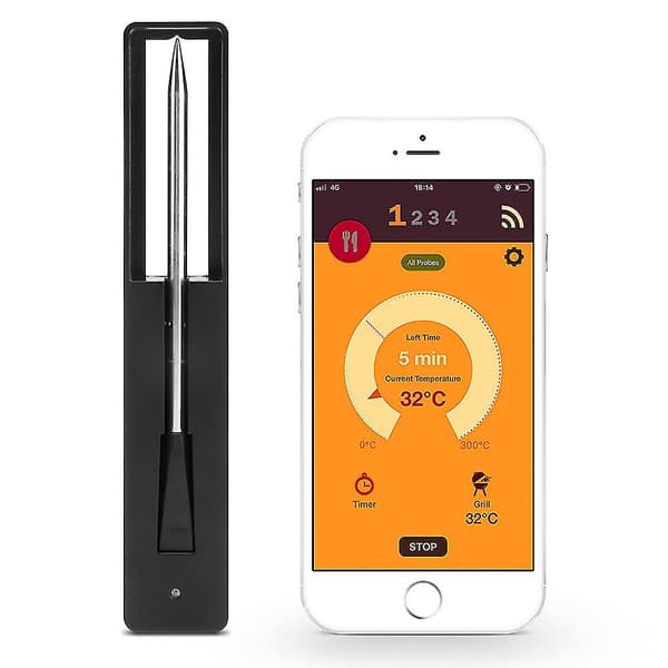 Fjernstyrt Smart Trådløs Termometer for Digital Tilkoblingsfunksjon