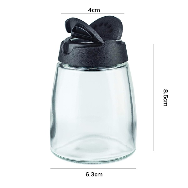 2-pack dubbla kryddburkar - Svart - 150 ml