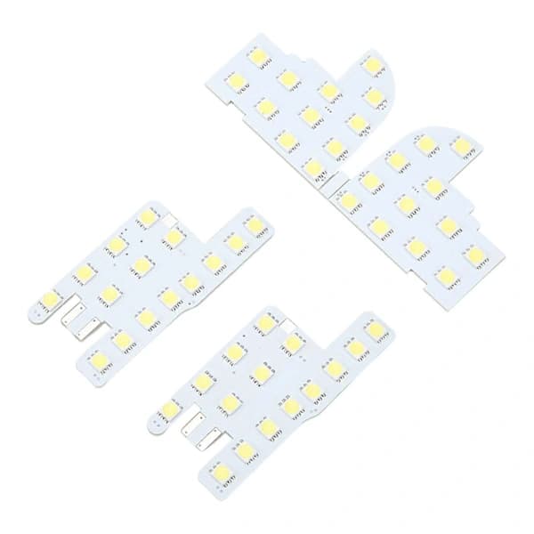 4 pcs Car Interior Dome Map Light 54 LEDs 12V 5W SMD 5050 Replacement for CRV 2013-2017