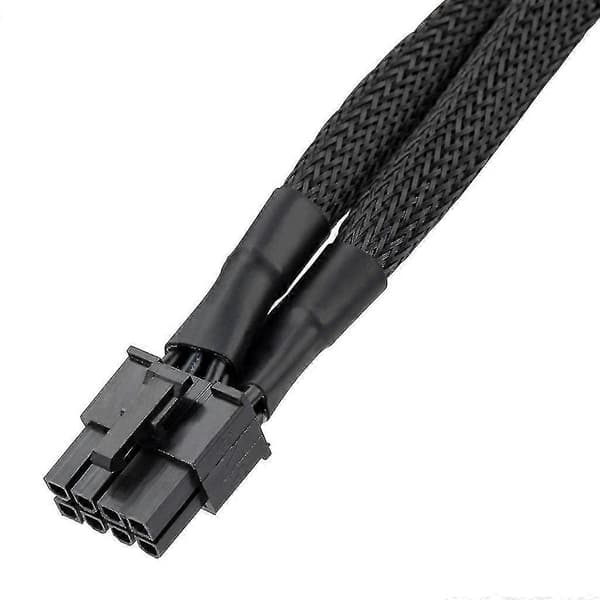 8-pin han til dobbelt 6-pin hun kabeladapter 20 cm