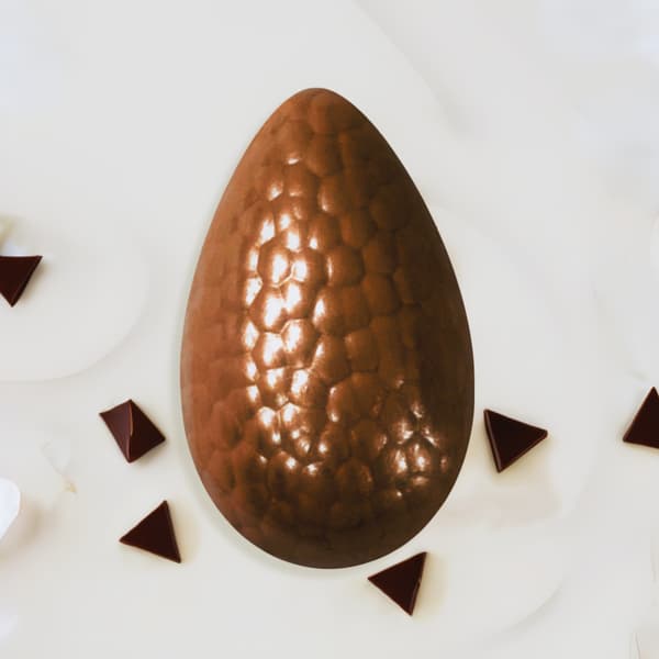 Pralinform Egg 250g Sjokoladeform - BWB 9328 - Spesiell 3-delt form Transparent transparent