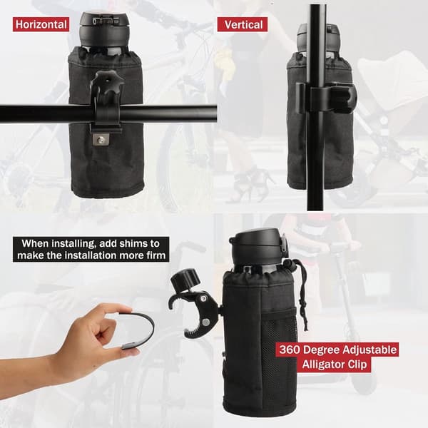Universal koppholder for sykler, motorsykler, rullestoler og golfbiler