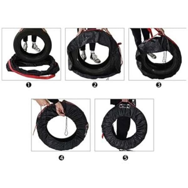 4-pack Däckskydd 16-20\" Vattentäta Bilhjulsskydd 80 cm diameter