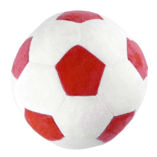 Multifunksjonell fotballfylt leketøy 23 cm rød