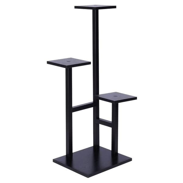 Blomsterstativ i metal med 4 niveauer, industriel stil