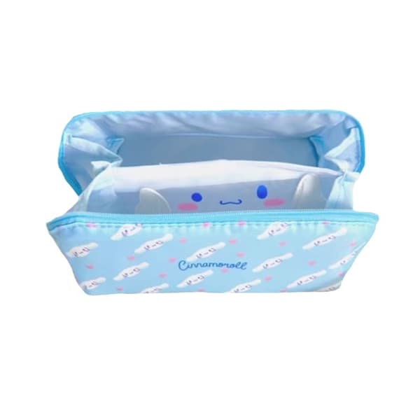 Cinnamoroll penalhus, pennal, polyester, vandtæt, lynlås, lille taske