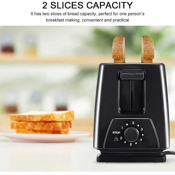 NA/Automatic Toaster with 6 Settings - T02, Automatic Toaster for Quick Panini Making [CE Certified], A