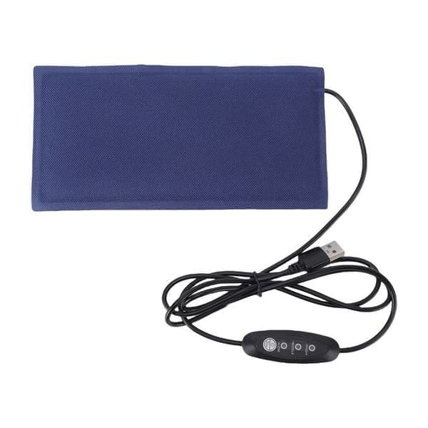 USB Heating Mat for Reptiles - 3 Levels 30-38°C - Soft PVC Fabric - for Terrariums, Breeding Boxes, Nighttime