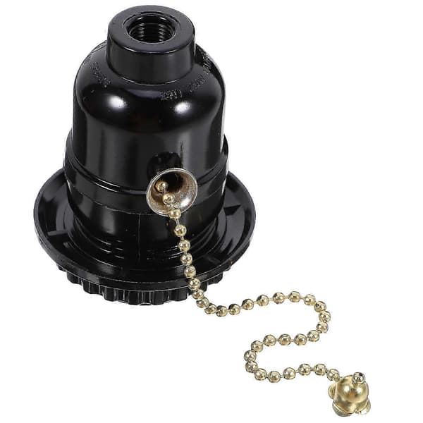 Zipper Lamp Fixture Pull Chain Switch Lamp Holder Ceiling Lamp Socket Accessories