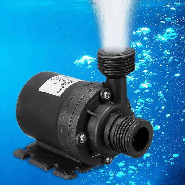 24V DC Vattenpump 800L/H 5M Borstlös Solmotor Varmvattencirkulationspump Fontän Pool Solcirkulationssystem