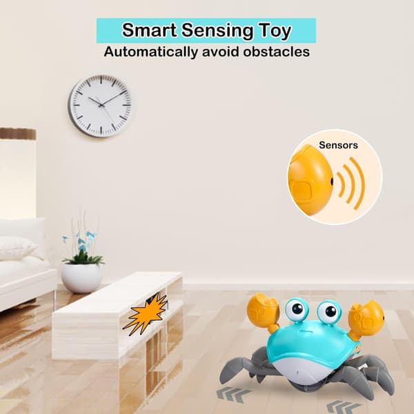 Krabbleksak som Kryper - Sensorisk Musikalisk Leksak för Baby