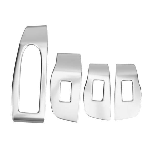 Window Switch Panel Trim Frame Decor Replacement Silver for Mazda CX-30 2020 Left-Hand Drive 0.2 0.2