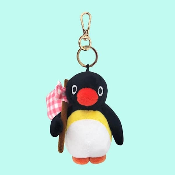 Pingu Matkustaja Pehmo Laukku Charm Avaimenperä Avaimenperä Tarvike Söpö Pingviini