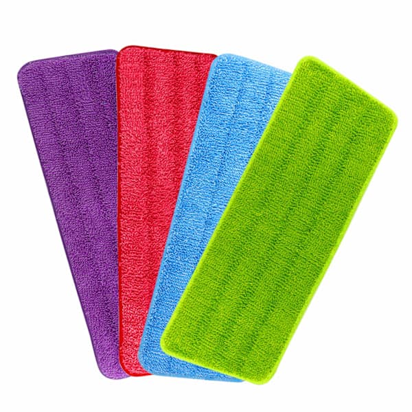 4-pack Spraymoppdynor Mikrofibermoppar Refill Dynor Reveal Mopphuvud Ersättningsdynor för Rengöring 42x14cm
