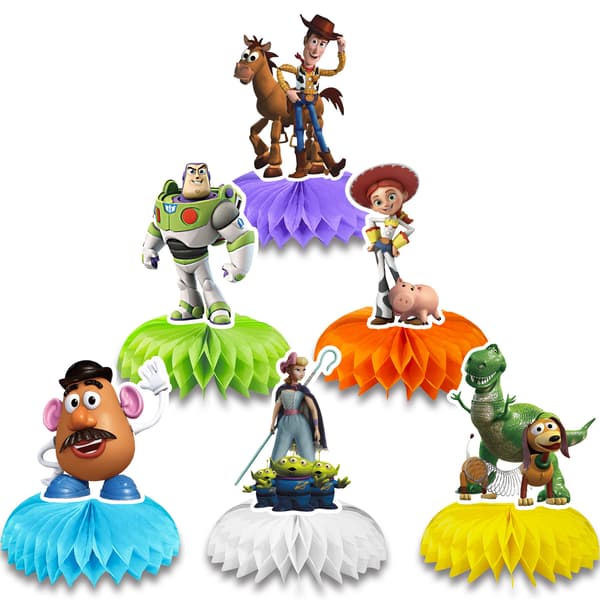 9 stk Toy Story bikakestruktur dekorasjon til fest