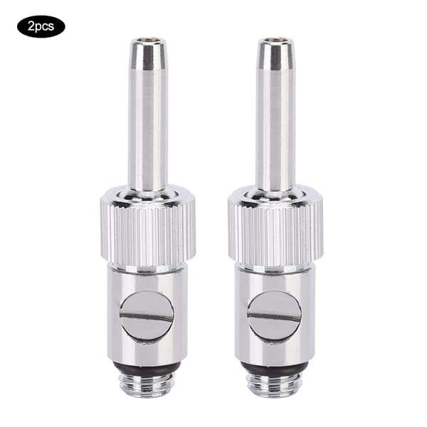 Adjustable Universal Straight Fountain Nozzle with Valve (2 Pcs) for Landscaping