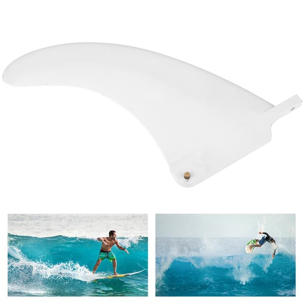 Portable Nylon Surfboard Fin Replacement 6.5 Inch White