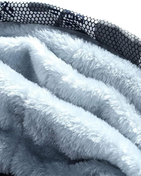 Herr Pullover Termisk Sherpafodrad Jumperjacka Vintertränings Fleece Huvtröja Full Zip Ull Varm Tjock Ytterkläder