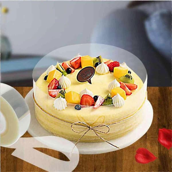 Cake Collar Transparent Cake Edge Protector Kitchen Cake Chocolate Candy Edge Film A